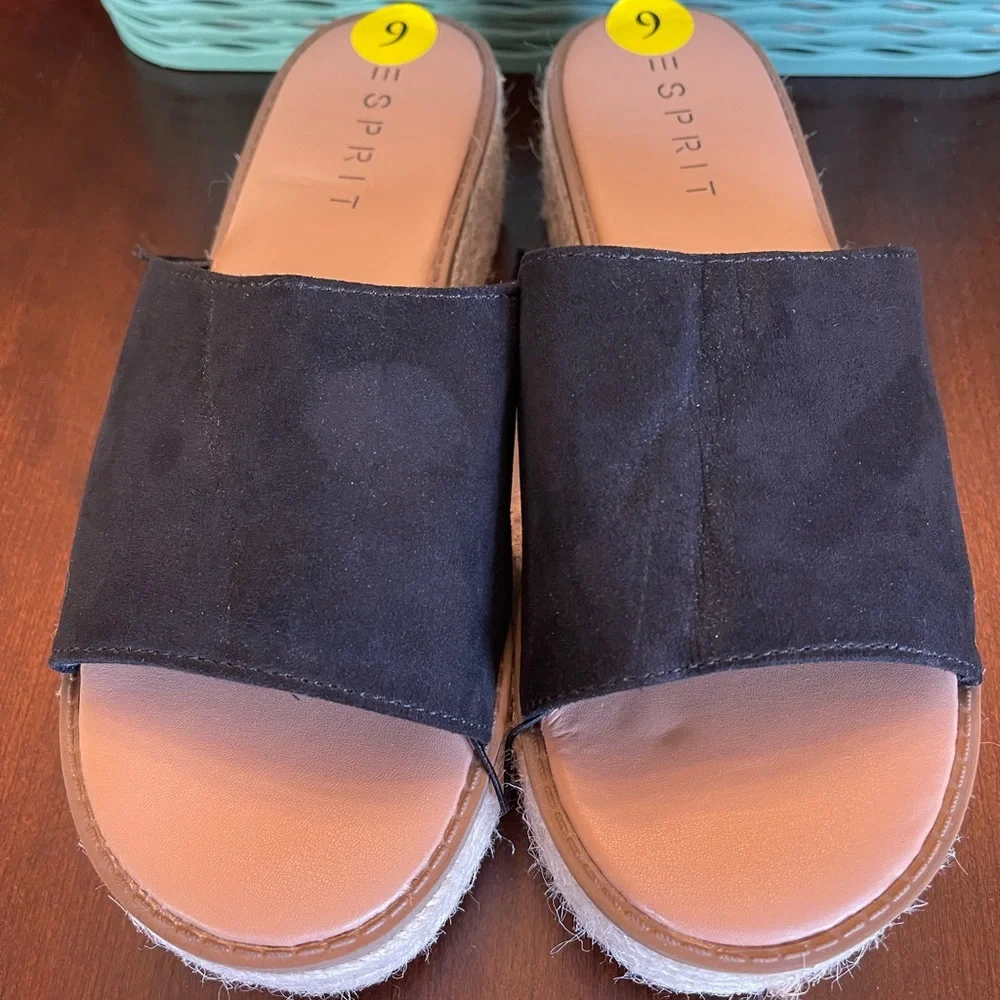 Esprit Nadina Platform Espridilla Slides NWOT